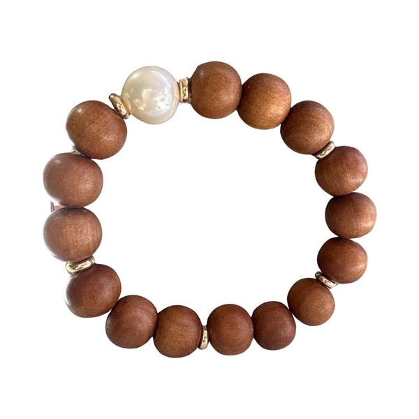 Sandalwood and freshwater Pearl 