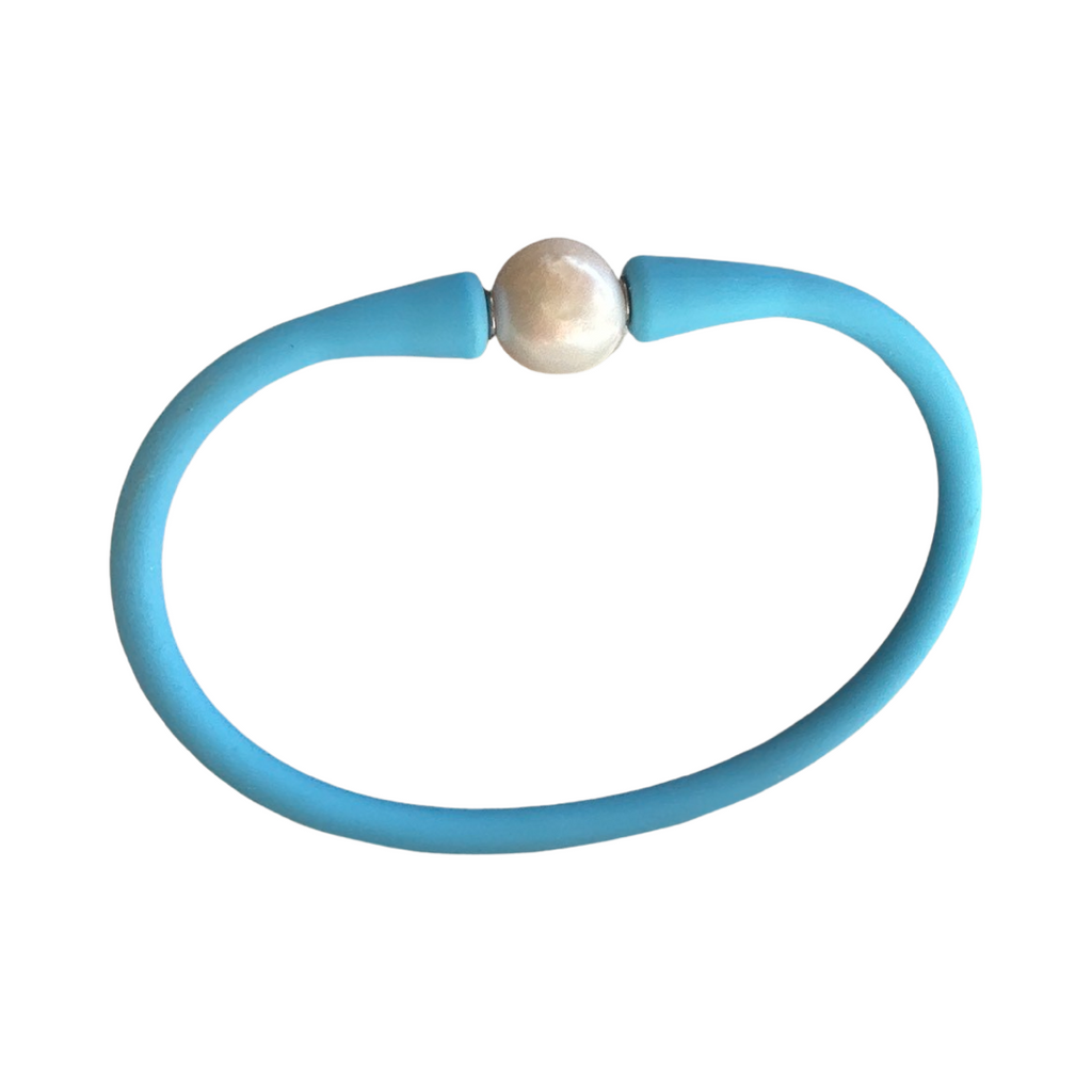 Silicone + Pearl Bracelet