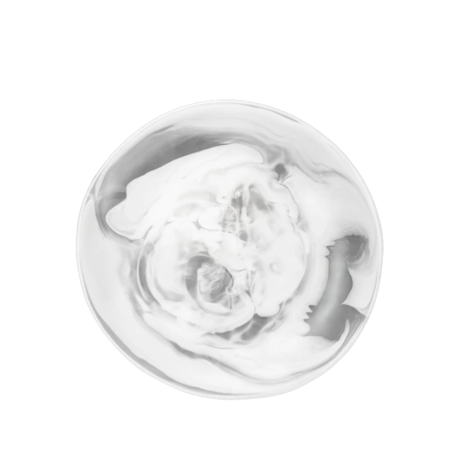 Resin Bowl - Grey Marble