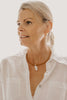 freshwater pearl and leather necklace