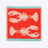 Lobster organic cotton facewasher