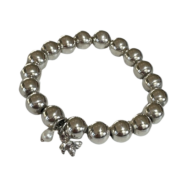 Sterling silver bee bracelet 