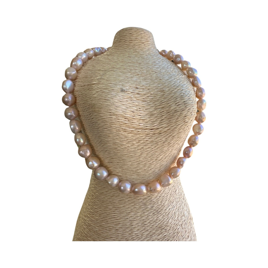 Freshwater Pearl + Sterling Silver Necklace