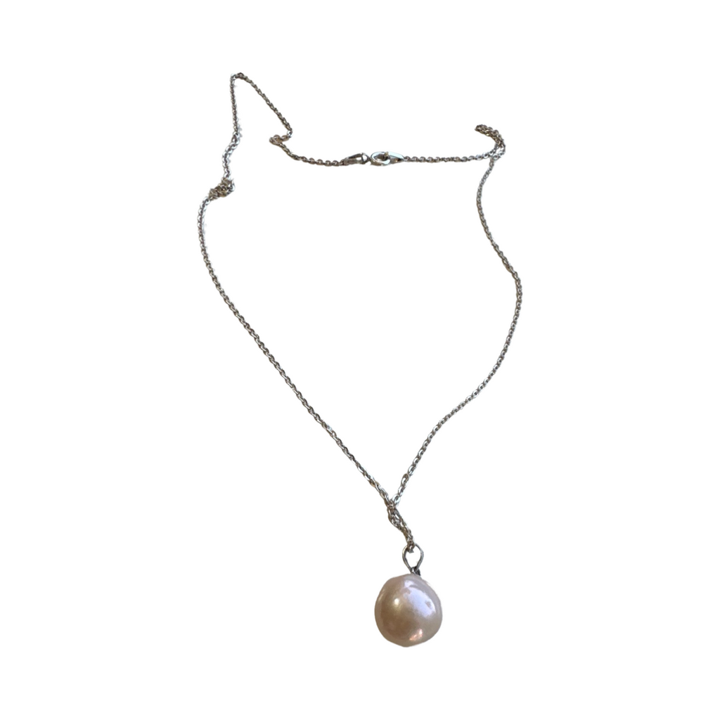 Freshwater Pearl & Sterling Silver Necklace