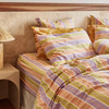 Miami stripe 100% cotton sheets