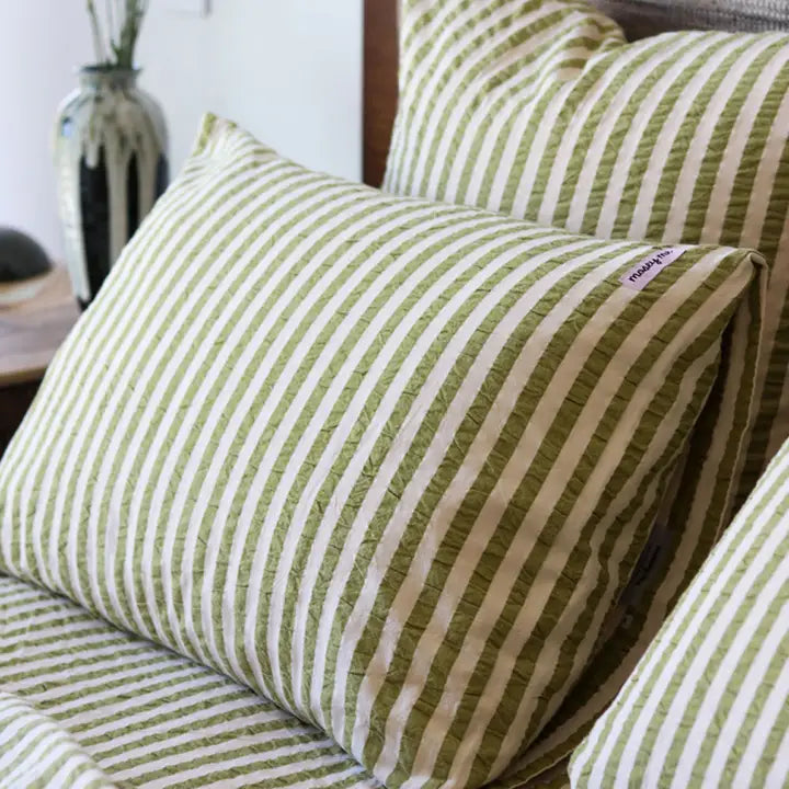 seersucker pillowcase stripe, 100%cotton