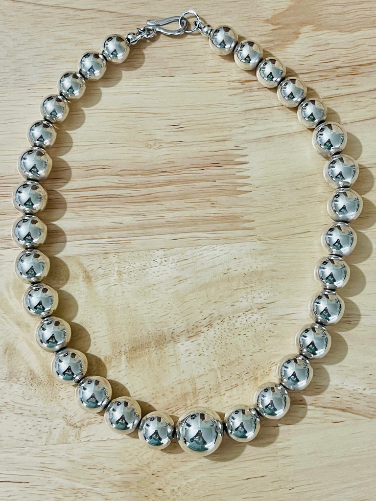 14mm Sterling Silver Necklace