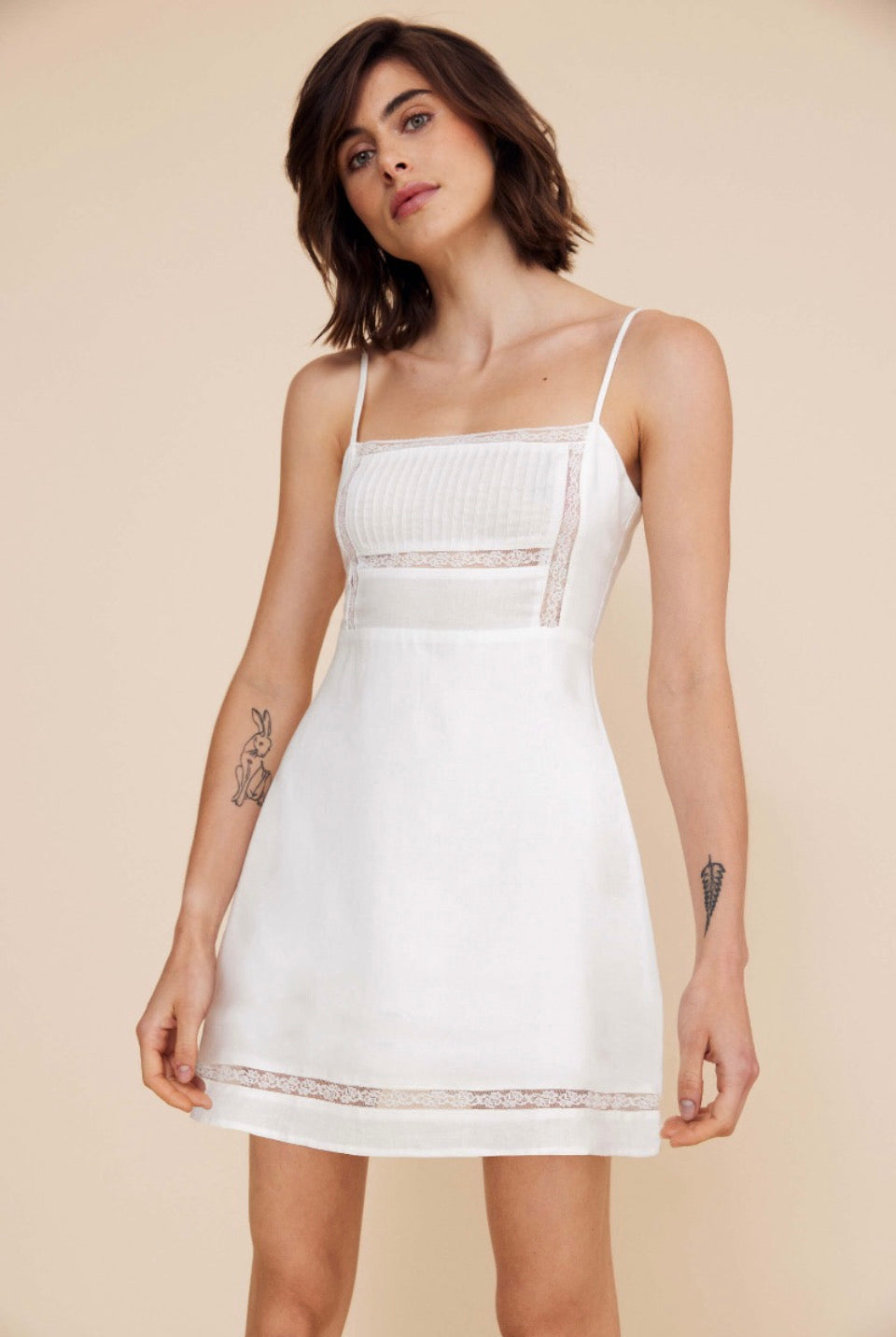 Reformation white hot sale linen dress