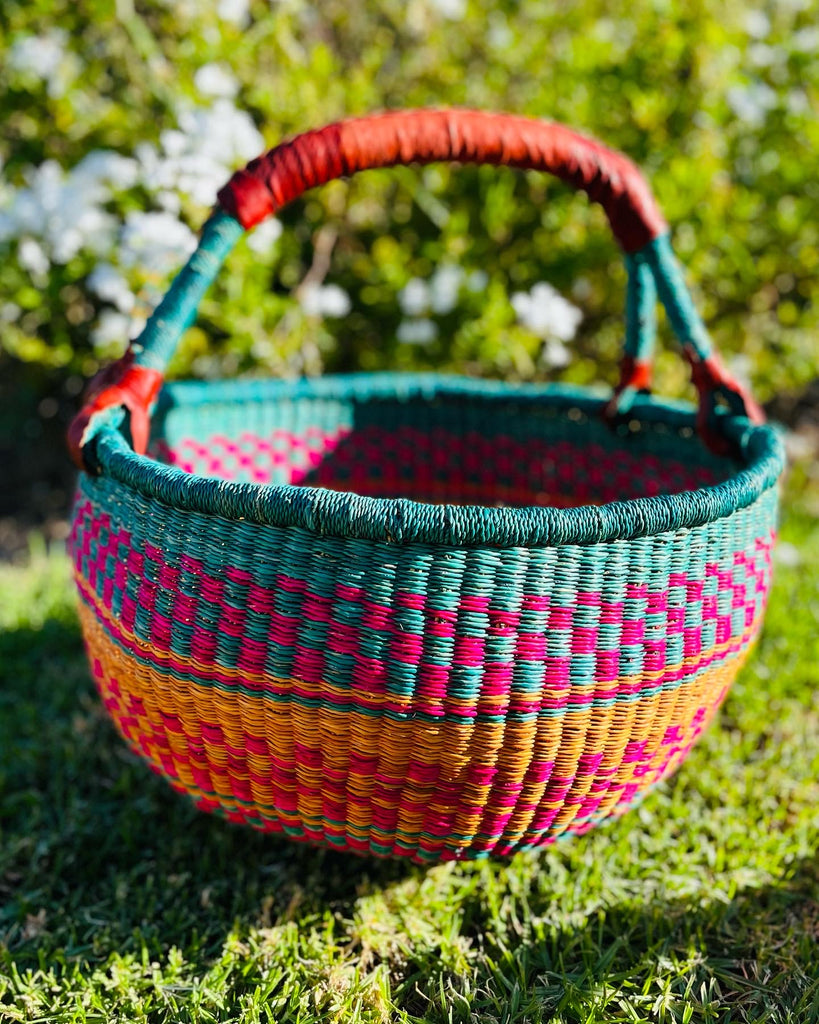 Round Basket Coloured
