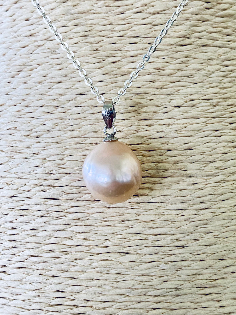 Freshwater Pearl & Sterling Silver Necklace