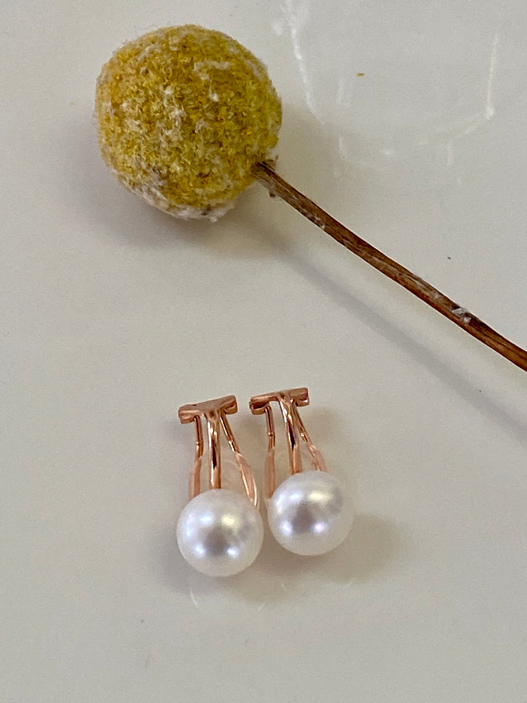 Clip-On Pearl Earrings