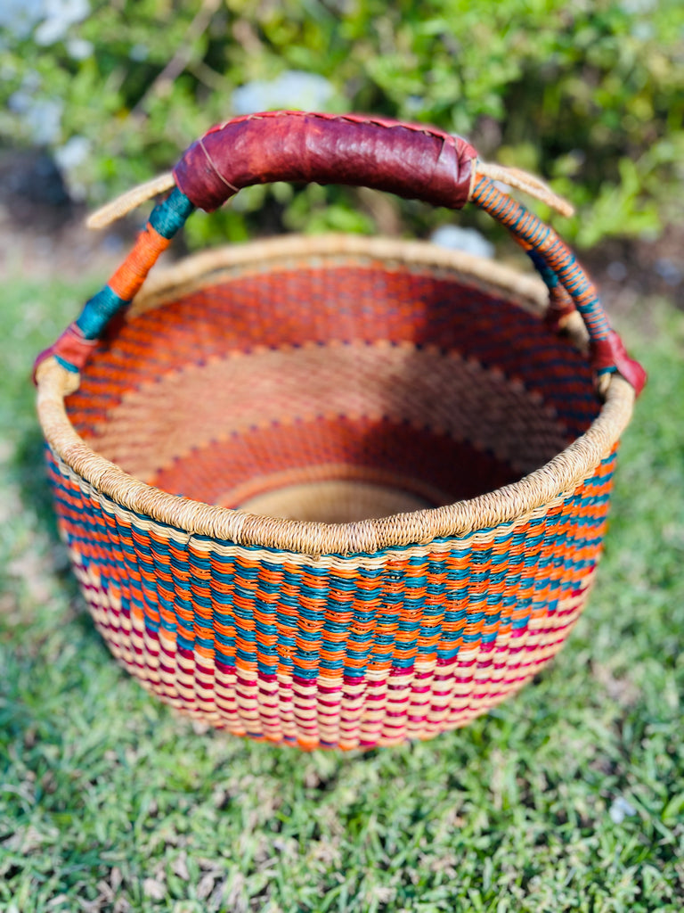 Round Basket Coloured